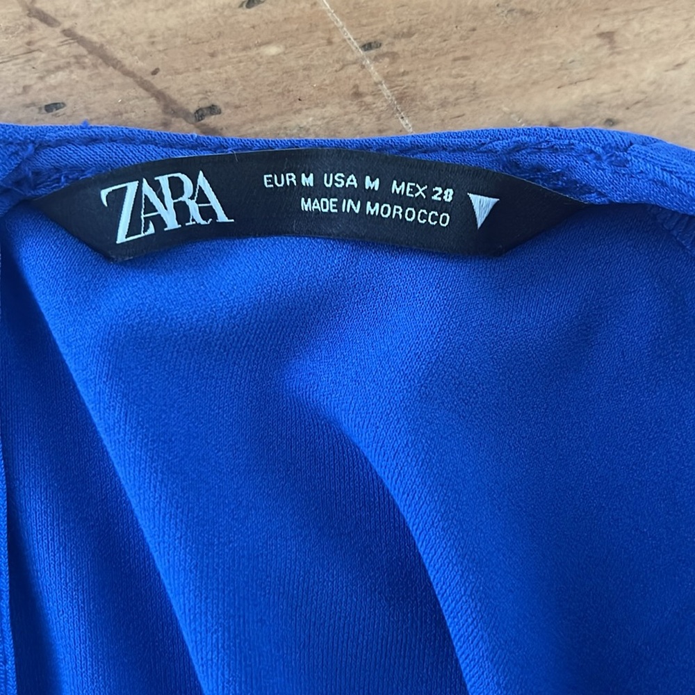 ZARA knotted cut out bodysuit size M - Picture 5 of 7